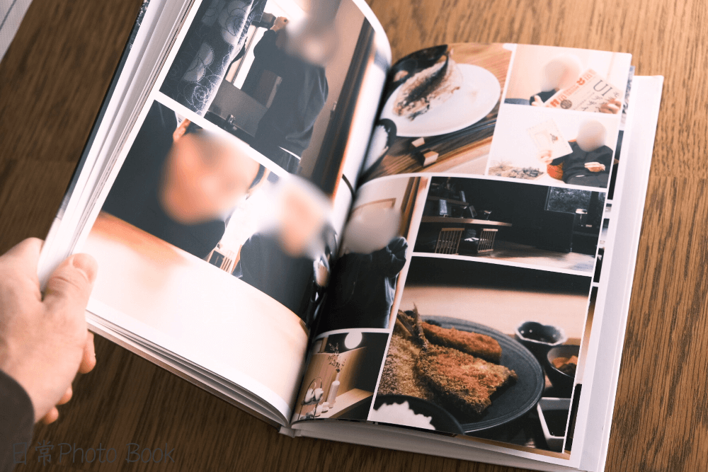 7枚の写真がプリントされたレイアウト